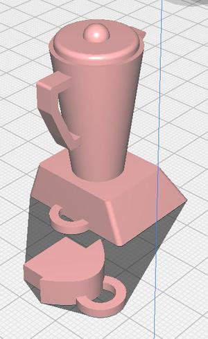 Barbie mixer with plug for 1999 Radio House