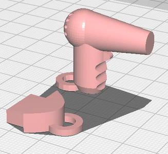 Barbie Hairdryer with plug for 1999 Radio House