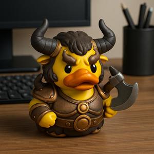 Rubber Duck - Minotaur - Bull-headed monster  - 3D print