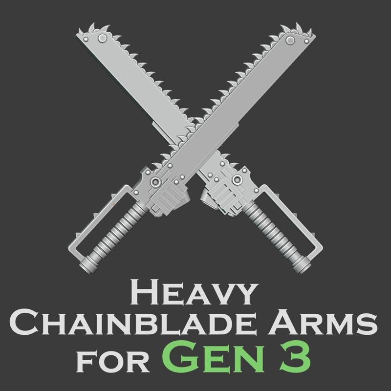 Gen 3 Heavy-Chainblade arms