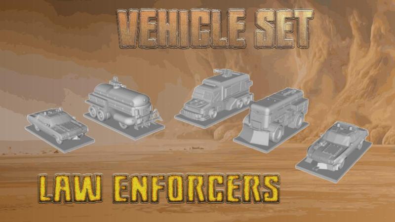 Post Apocalyptic - Law Enforcement / Prison Team Set