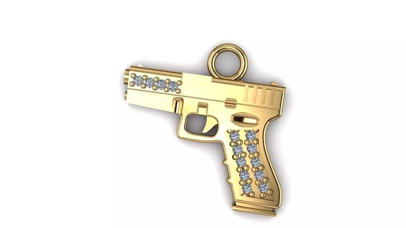 Gun Pendant