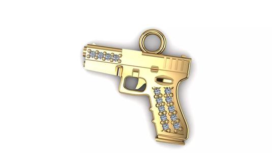 Gun Pendant