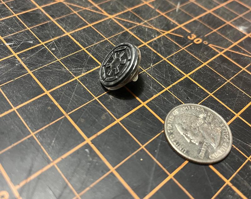 Galactic Empire Emblem, for 18mm Blank Lapel Pin