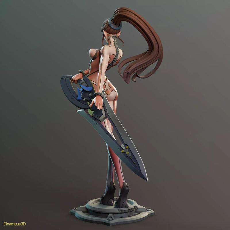 Dinamuuu3D Fantasy Hero 3D Print Model