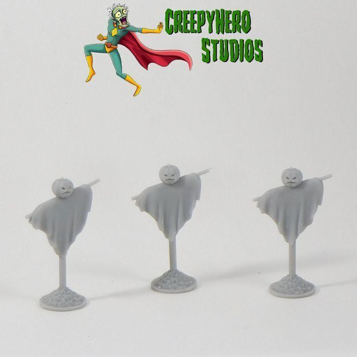 Fantasy 28mm Scale Scarecrow STL – 3D Printable Miniature for Tabletop RPGs, Wargames & Haunted Terrain
