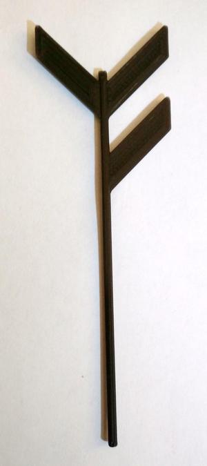 Rutland / New York Central Railroad Crossing Flanger Marker