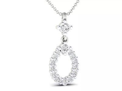 women oval cocktail pendant 3dm stl jcd render details