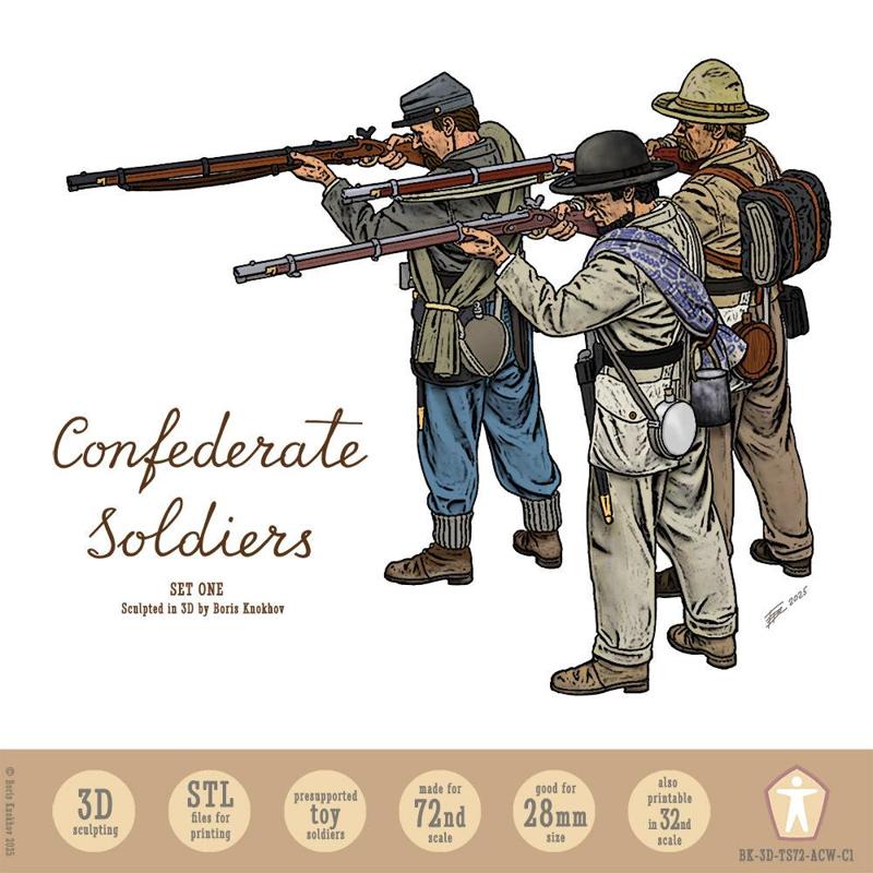Confederate Soldiers, Set One