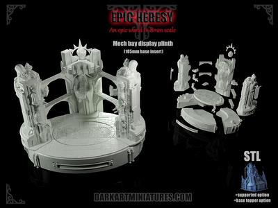Epic Heresy: 'Mech bay' display plinth