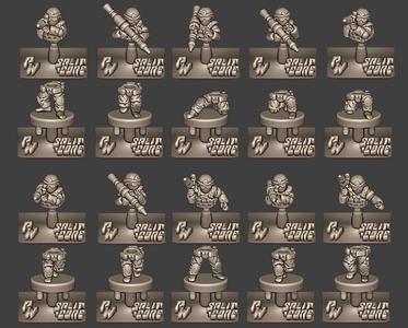 Frontier Light Infantry Medium AT Split-Core Pack (6mm Scale)