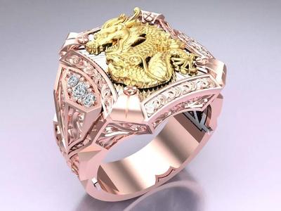 Dragon Ring - Patterns Ring - N1054