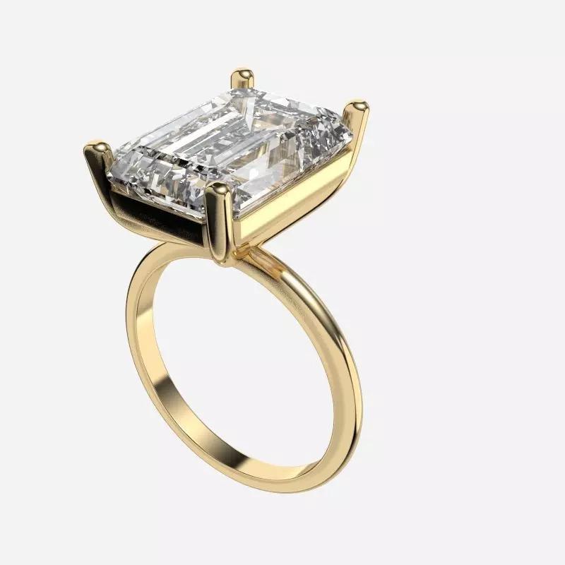 Emerald diamond Ring