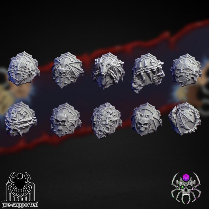 Nightmare Harbingers Battle Squad Shoulders (Bits)