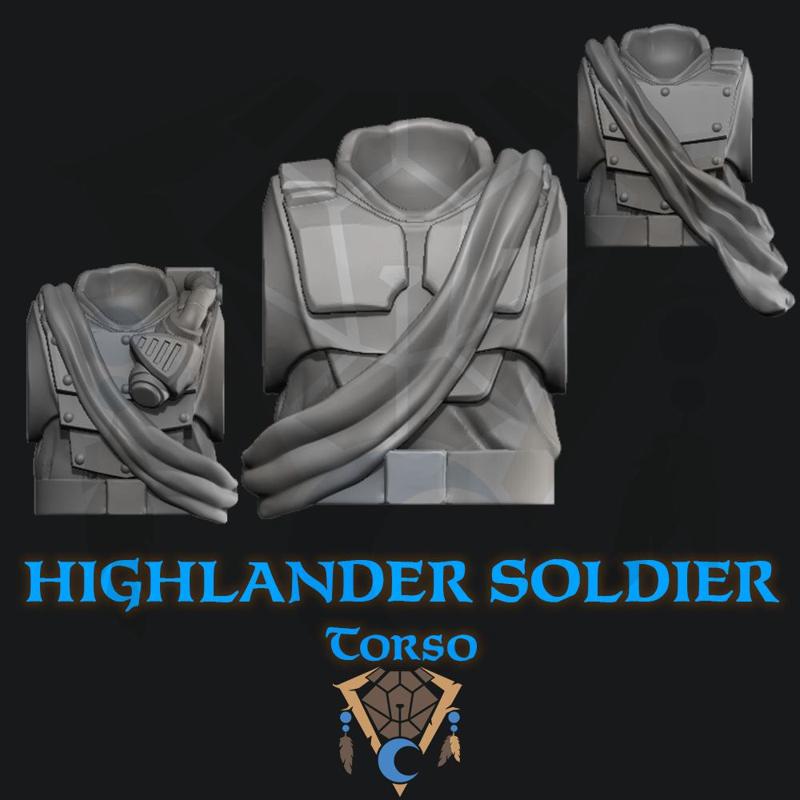 Highlander Soldiers - Torso