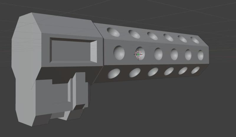 Octagonal Boltgun Suppressor