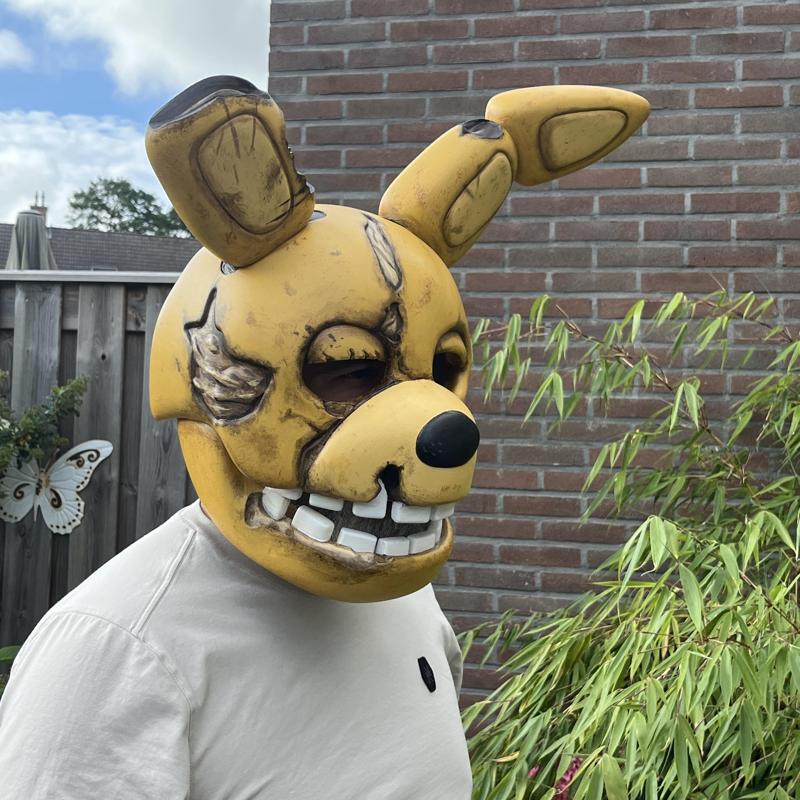 Spring Bonnie / Yellow Rabbit Full helmet (FNAF / FIVE NIGHTS AT FREDDY’S)