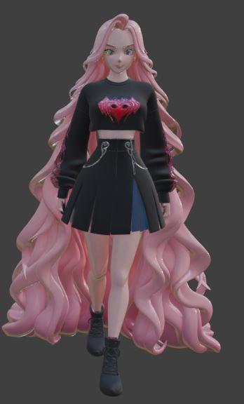 Allie  K pop AU Figurine