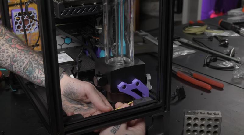 v.PC AlphaCool Reservoir Mount for Voron PC Case