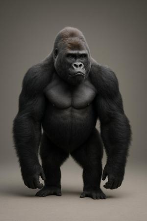3D Render of a Gorilla