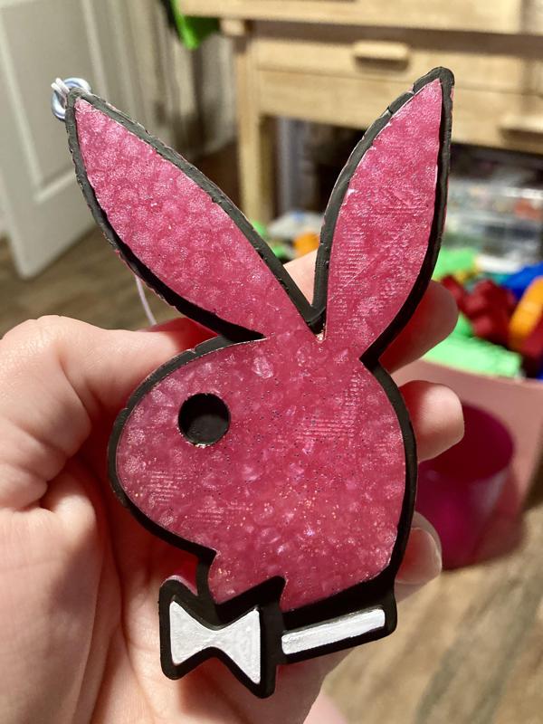 Playboy Bunny Freshie Mold - 3D Model Mold Box for Silicone Freshie Moulds