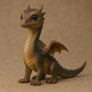 Cute Baby Dragon 3D Print Model | Fantasy Miniature | STL File for Resin & FDM Printing