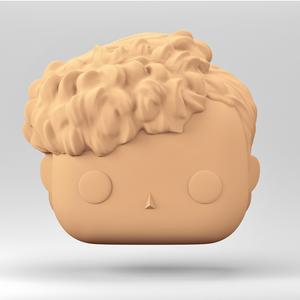 Stylized Chibi / POP Head STL | 3D Print File | WH_9-9