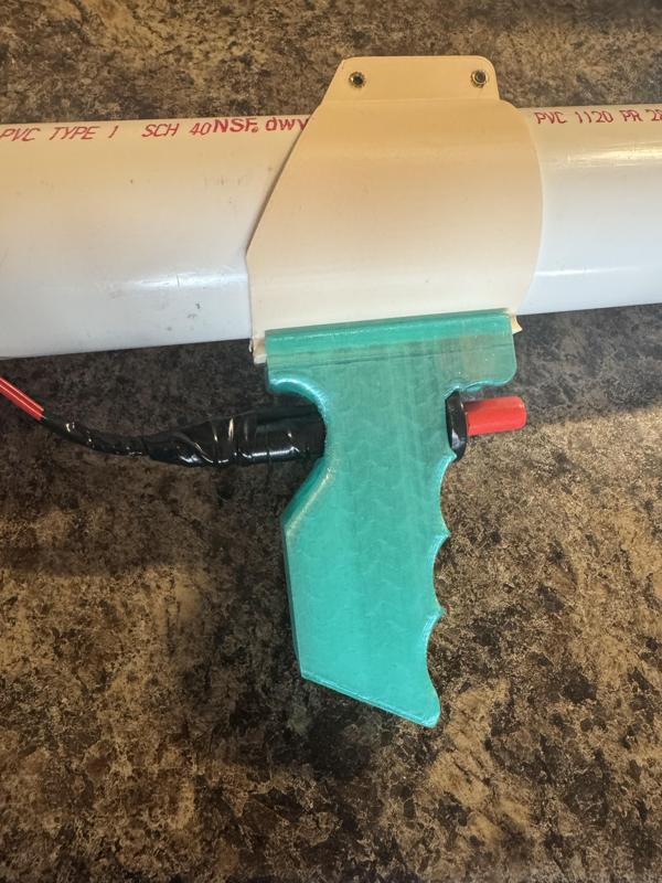 Picatinny Adapter & Igniter Grip for 2in Potato Gun
