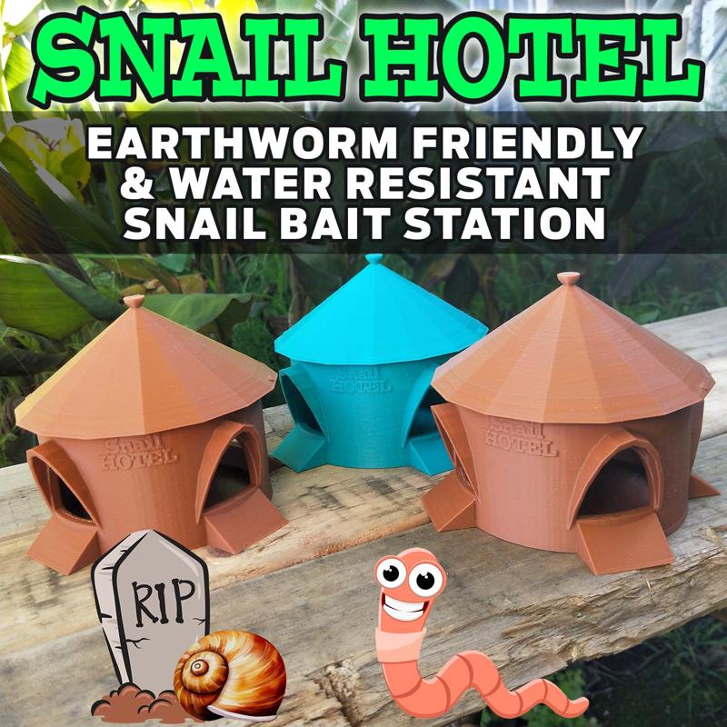 Garden Snail bait trap earthworm safe cute Snail Hotel