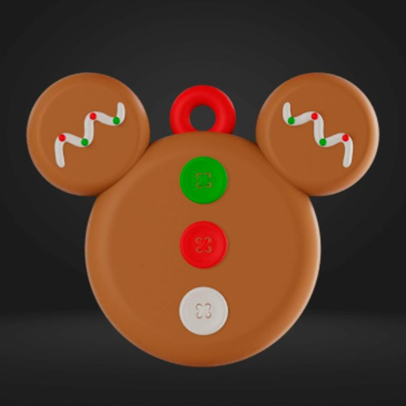 MICKEY 6 CHRISTMAS KEYCHAIN