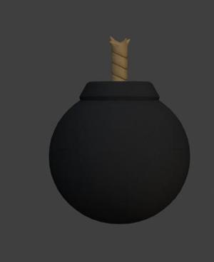Bomb Keychain - Classic Bomberman Weapon - Bomberman - Ready to Print