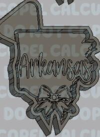 States with Bow Silicone Mold Housing - Arkansas