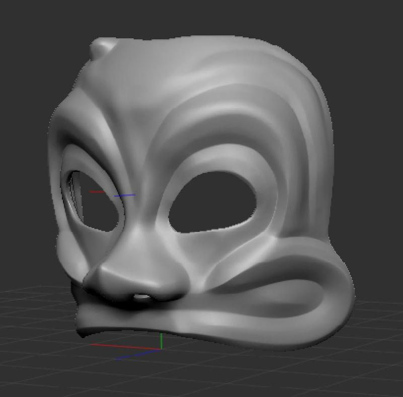 Commedia dell'arte Arlecchino mask