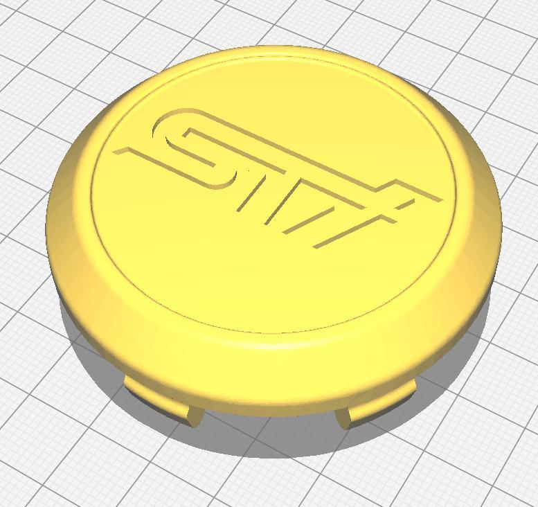 Center Cap for Rays Volk Rims (Sti Logo) 63mm