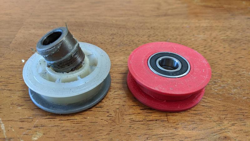 Dryer Idler Pulley UPGRADE with bearings