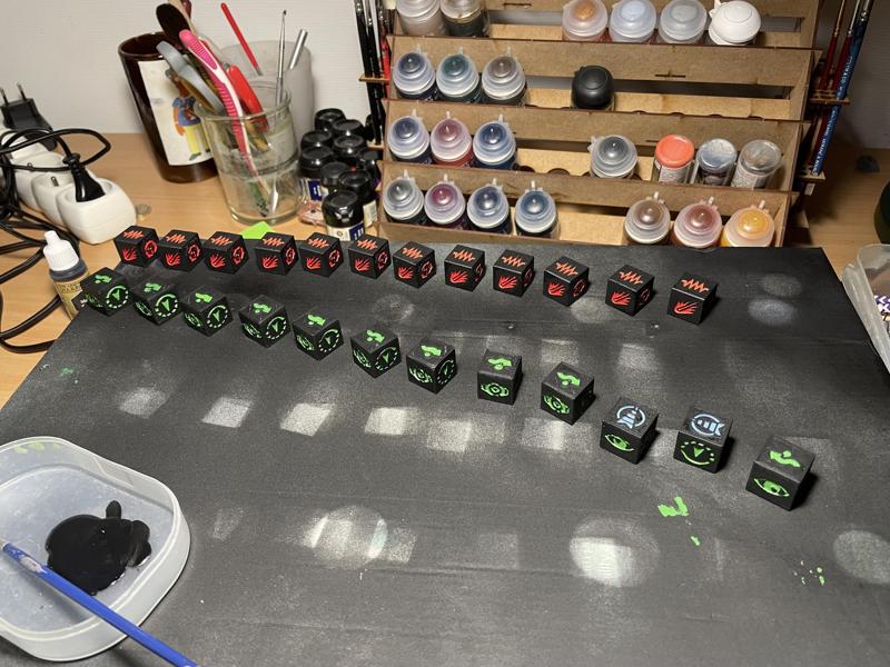 XWing TMG dice/tokens/markers