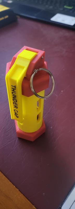 Airsoft Flashbang Grenade Impact Cap Gun Ring M84 Flashbang Sound Grenade "Thundercap Grenade"