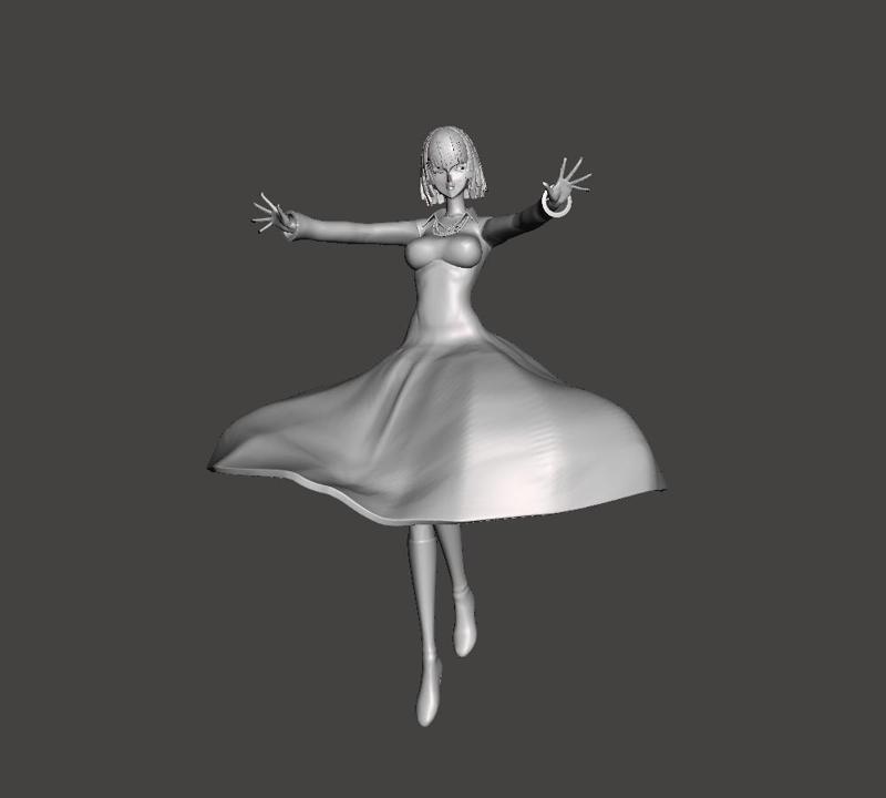 Fubuki Hellish Blizzard 3D Model