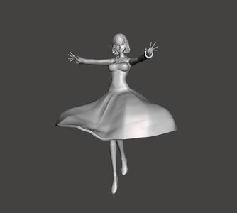 Fubuki Hellish Blizzard 3D Model