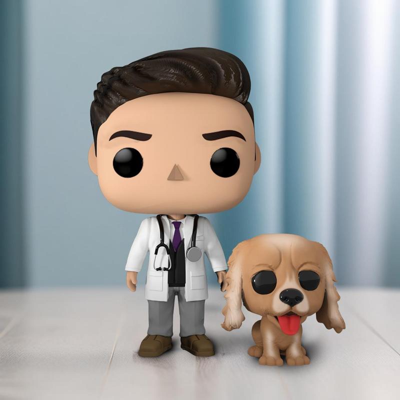 Funko Pop Doctor + Mascot