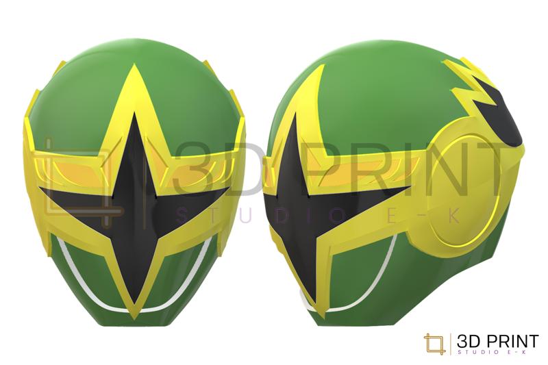 Power Rangers Ninja Storm Green Samurai Ranger helmet