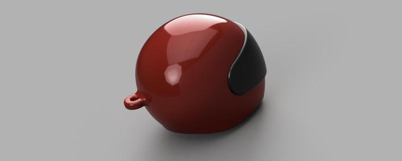 Integral Helmet Key Ring