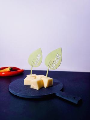 Buffet sign skewer vegan / vegetarian