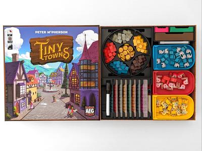 Tiny Towns w/ALL Expansions - Organizer Insert