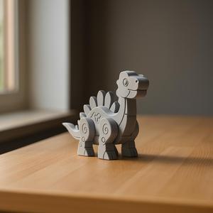 Cute Dinosaur Toy for Baby | 3D Printable Kids-Friendly Figurine