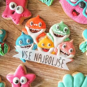 Baby shark cookie cutter | Baby sharks | Baby shark | Cartoon cookie cutter | Cookie cutter | Cookie cutters