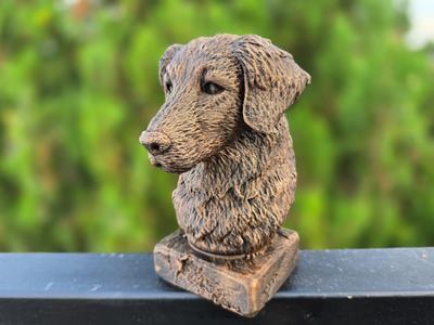 Silken Windhound Bust – Dog Collector Statue