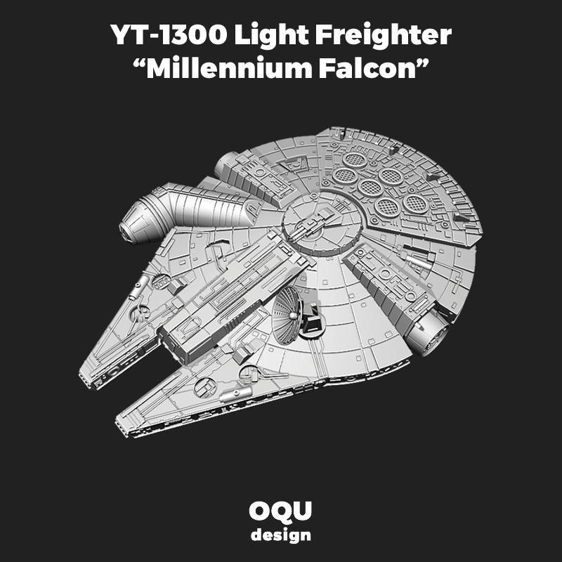 Star Wars YT-1300 Light Freighter Millennium Falcon (X-Wing compatible)