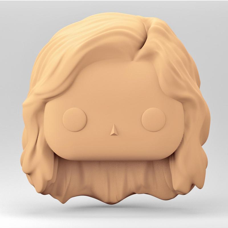 Stylized Chibi / POP Head STL | 3D Print File | WH_3-24
