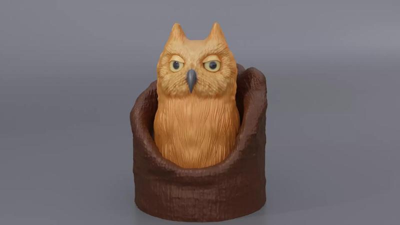 Easter screech owl